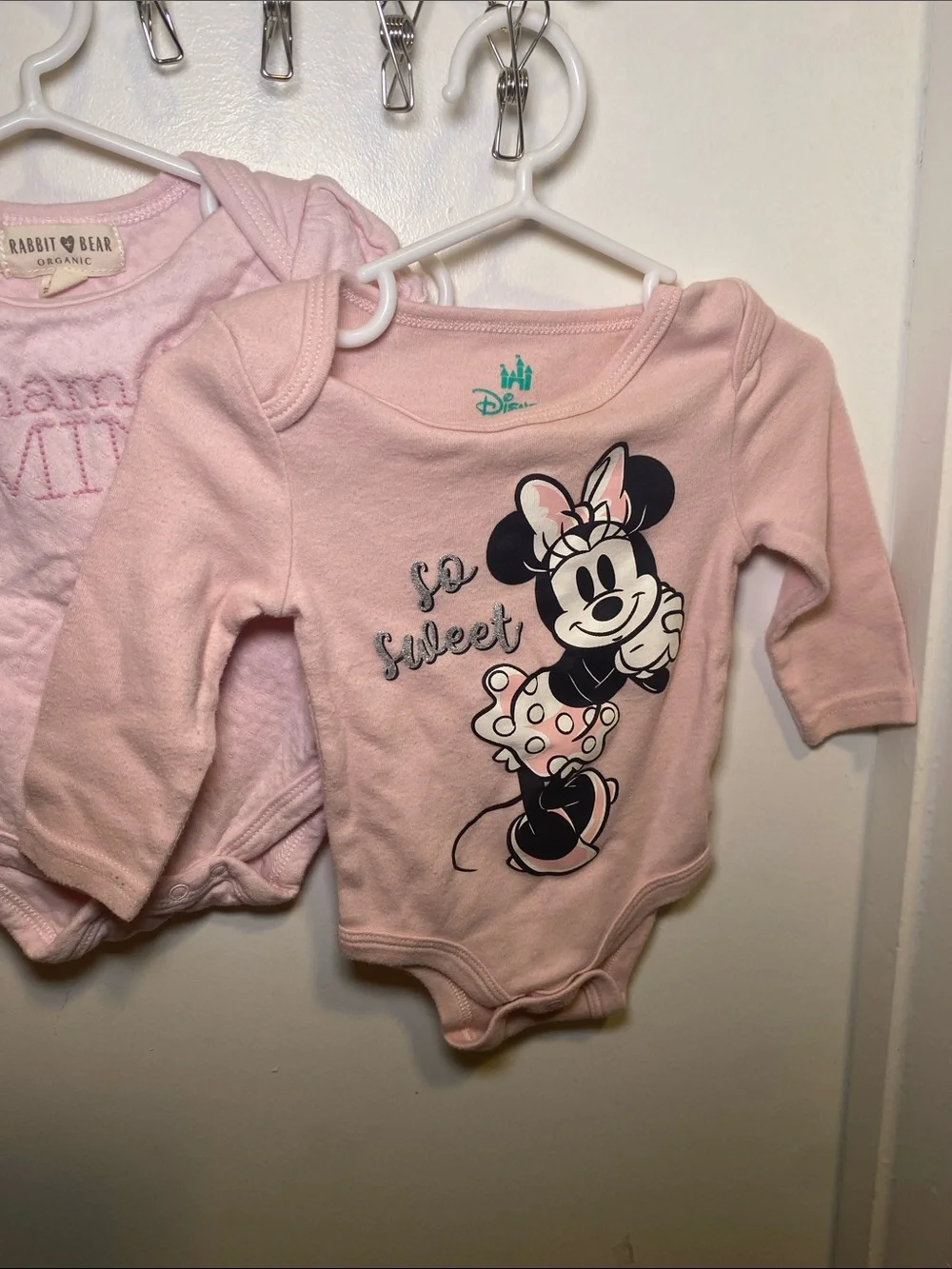 3 sets Included Long-Sleeve One-Piece Bodysuit, Rabbit+ Bear , Giggle Onesie
